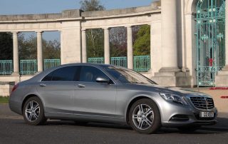 Our Mercedes S class on Chauffeur hire in Nottingham