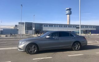 A52 Executive Cars Mercedes S Class at East Midlands Airport EMA
