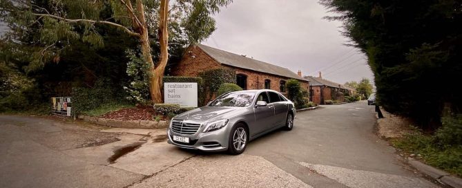Executive Taxi at Restaurant Sat Bains in Nottingham