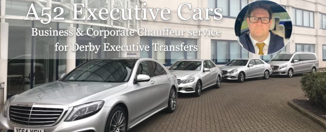 Our fleet lines up outside a Derby business