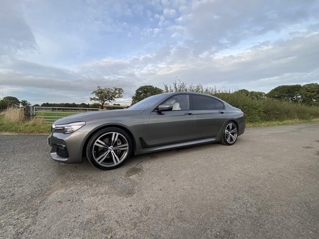 Be Chauffeured in style with our BMW 7 series in Derby