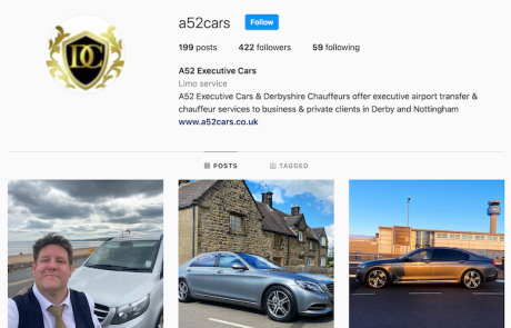 A52 Executive Cars Instagram