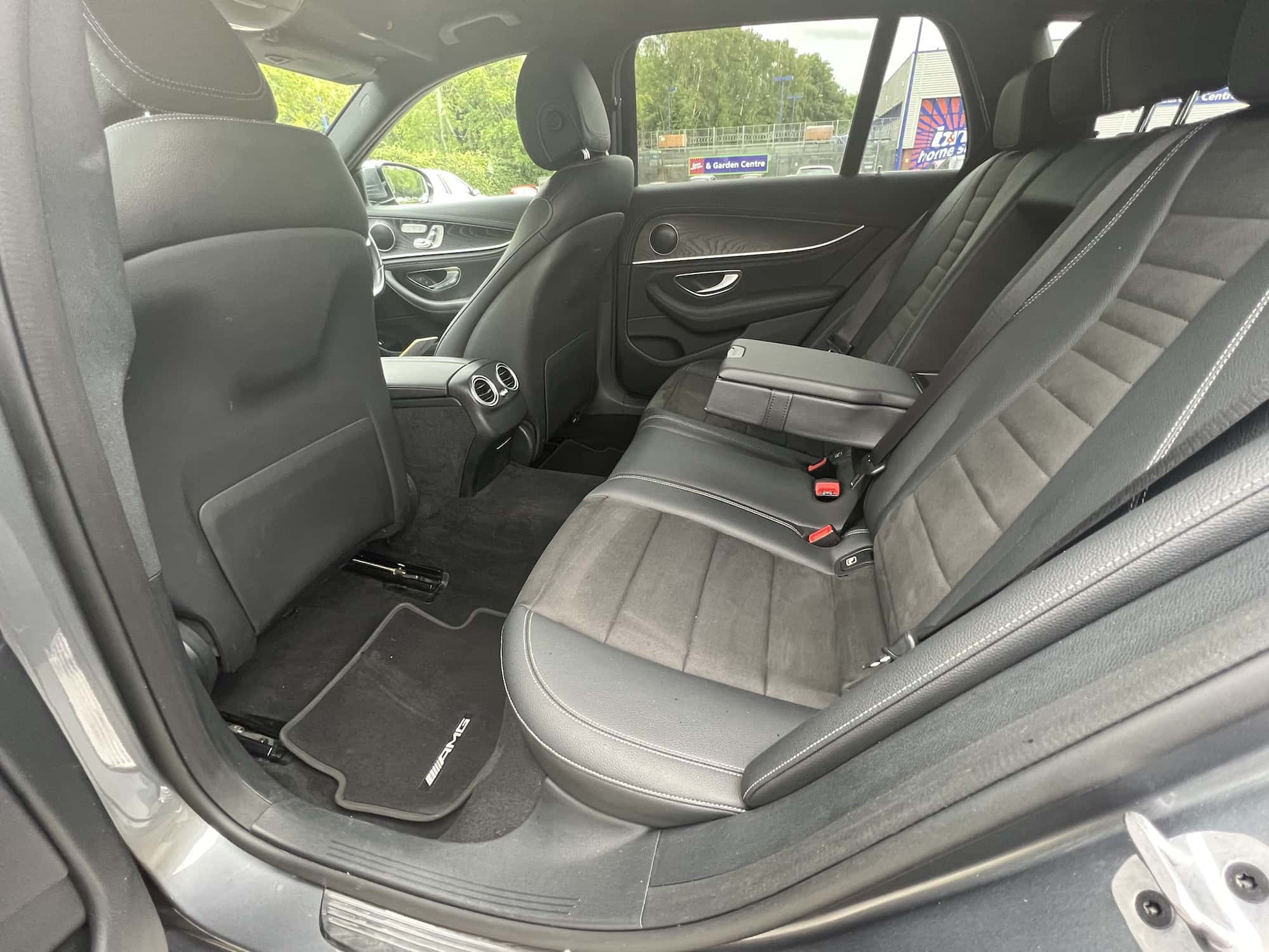 Rear Seats in one of our Mercedes E Class Derby Chauffeur cars