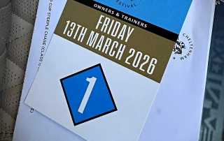 Cheltenham Festival horse racing ticket for Owners and Trainers Day