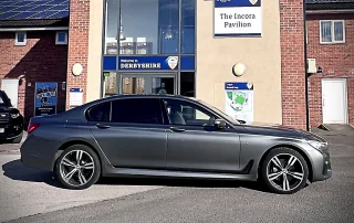Derbyshire County Cricket Club pavilion at Derby cricket ground