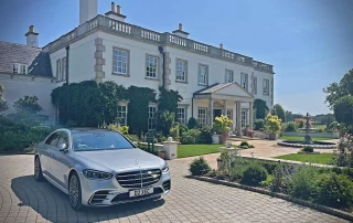 Luxury Mercedes chauffeur vehicle used for private travel